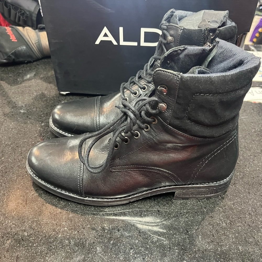 Sz 10 ALDO BOOTS BLACK
