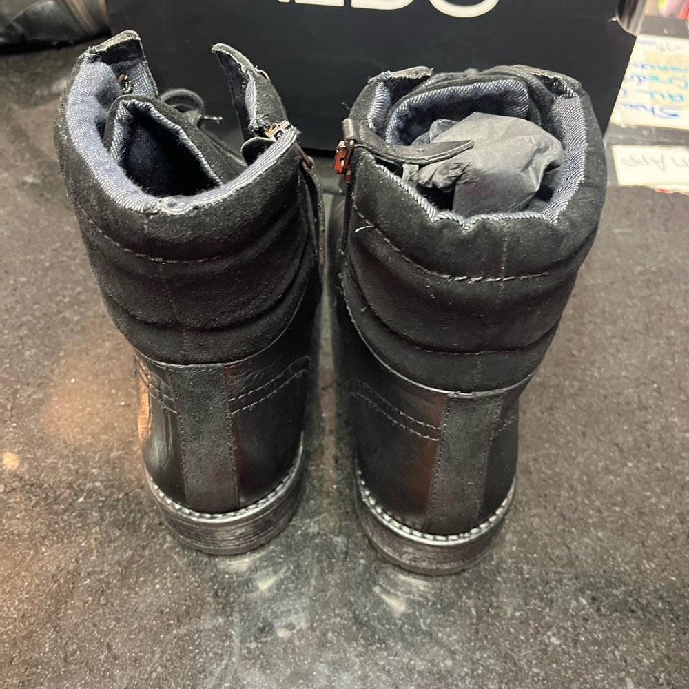 Sz 10 ALDO BOOTS BLACK