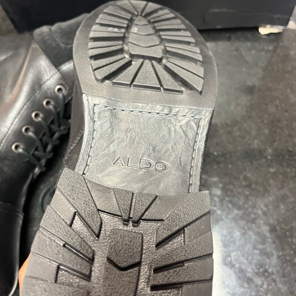 Sz 10 ALDO BOOTS BLACK