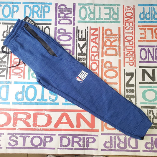 NBA men joggers blue medium