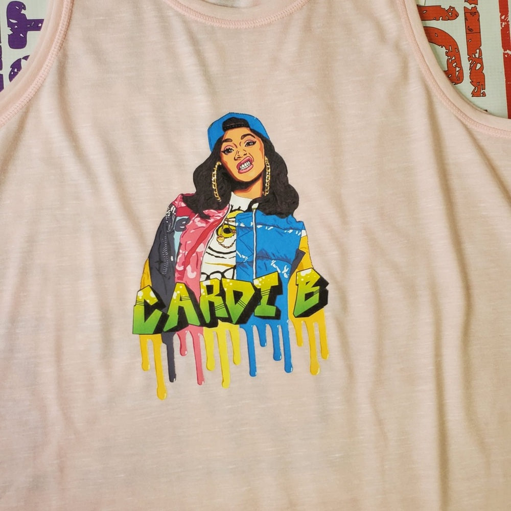 Cardi B graphic tee sz XL