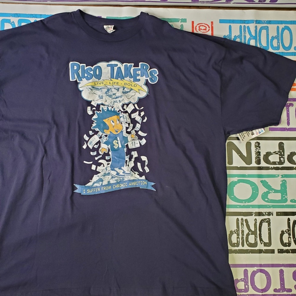 Sz 5xl risk takers tee blue