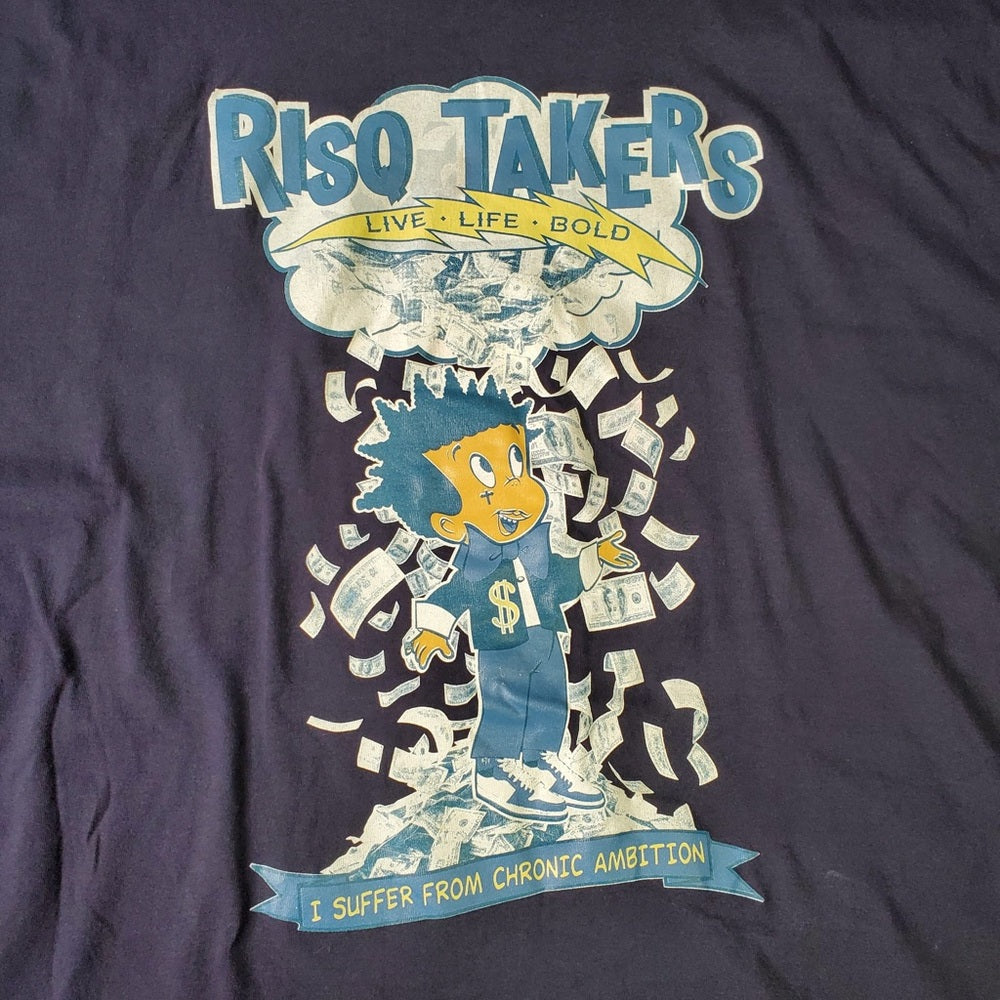 Sz 5xl risk takers tee blue