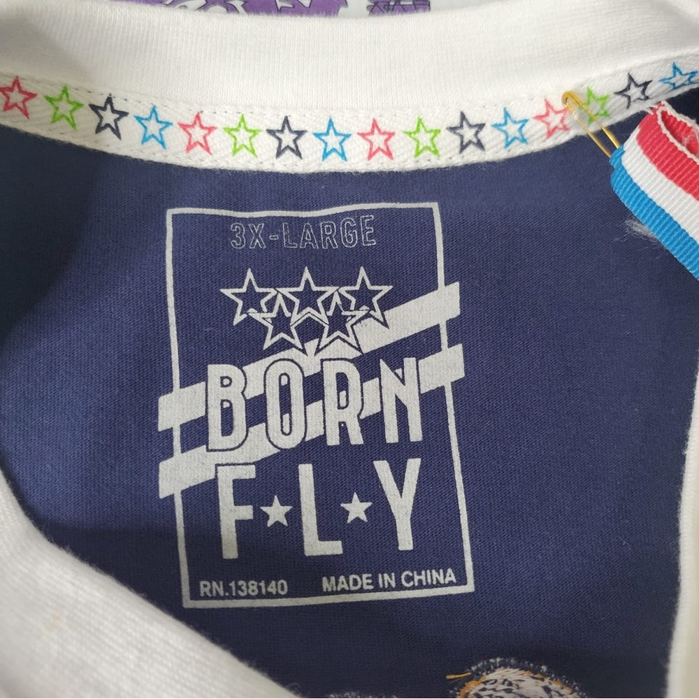 Sz 3xl born fly tee muti colors