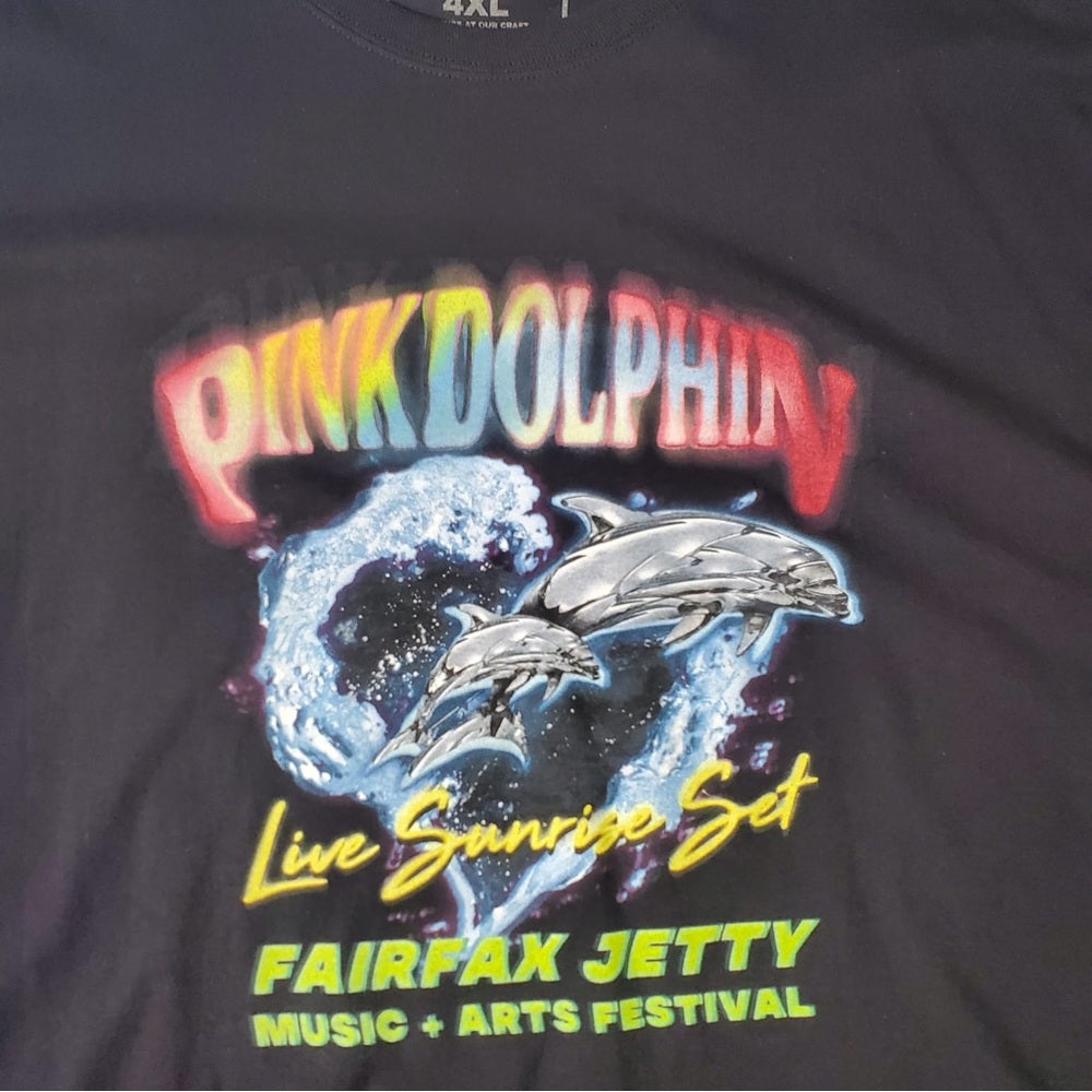 Sz 4xl pink dolphin black