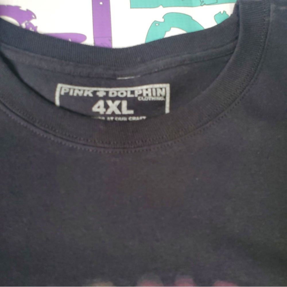 Sz 4xl pink dolphin black