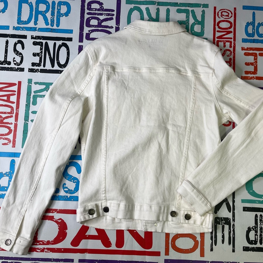 2 Piece denim set white & blue Sz various