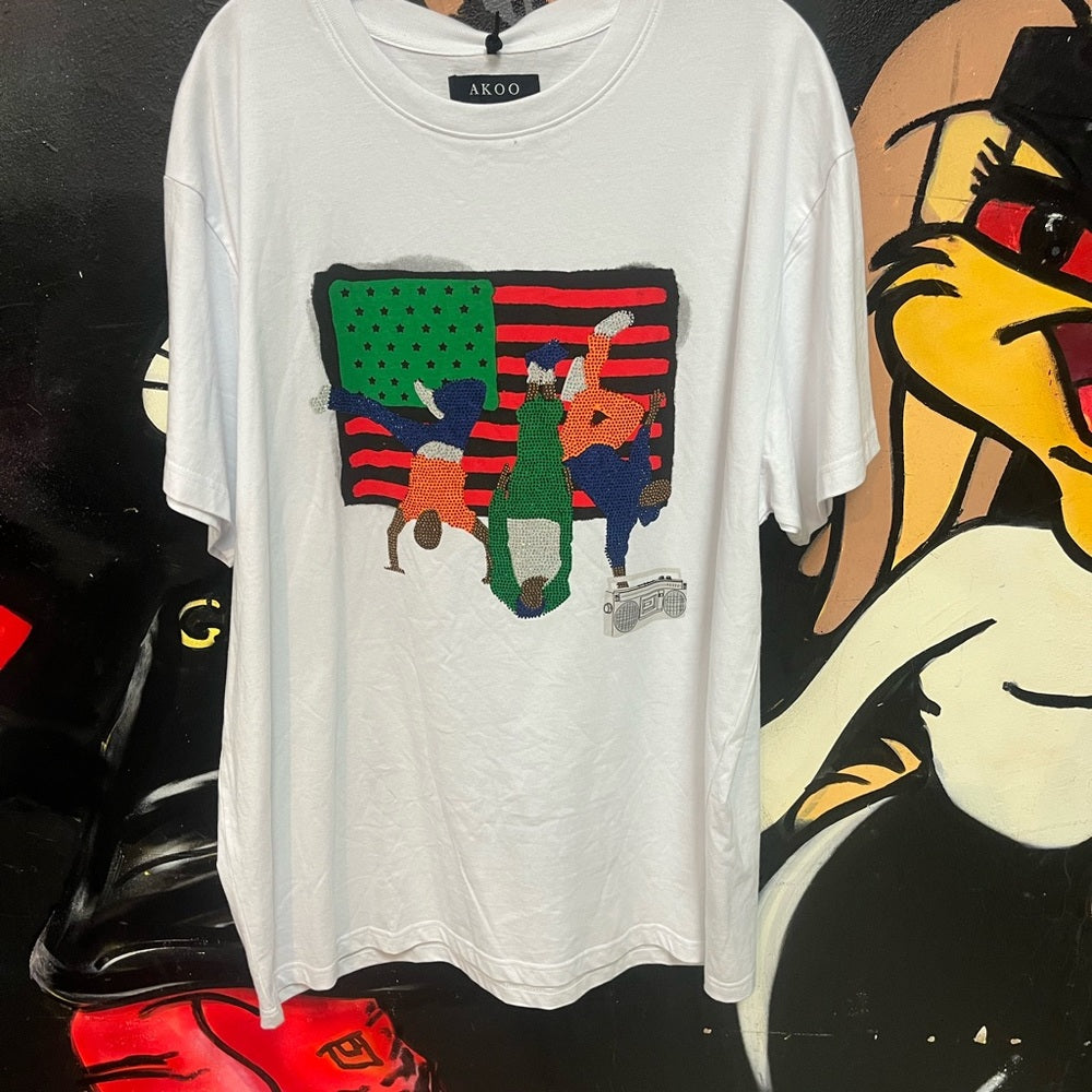 Akoo knit gospel knit tee Sz 3xl