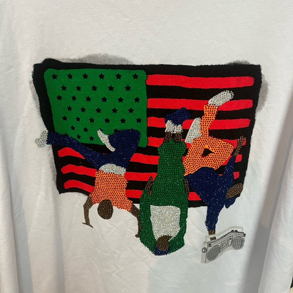 Akoo knit gospel knit tee Sz 3xl