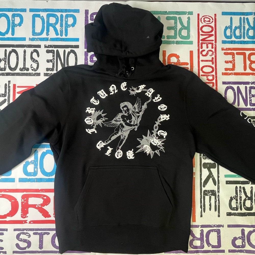 Sz Various black graphic hoodie