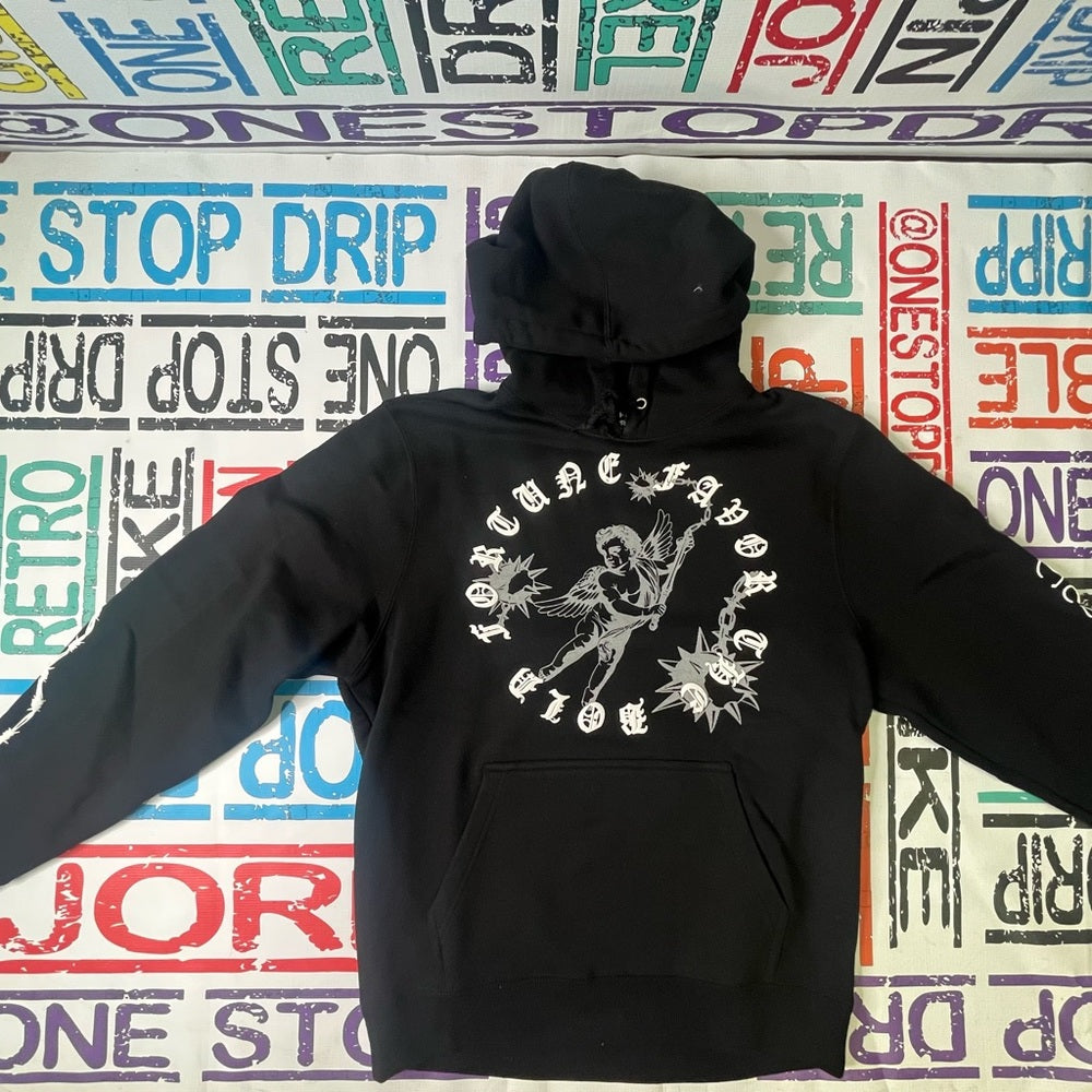 Sz Various black graphic hoodie