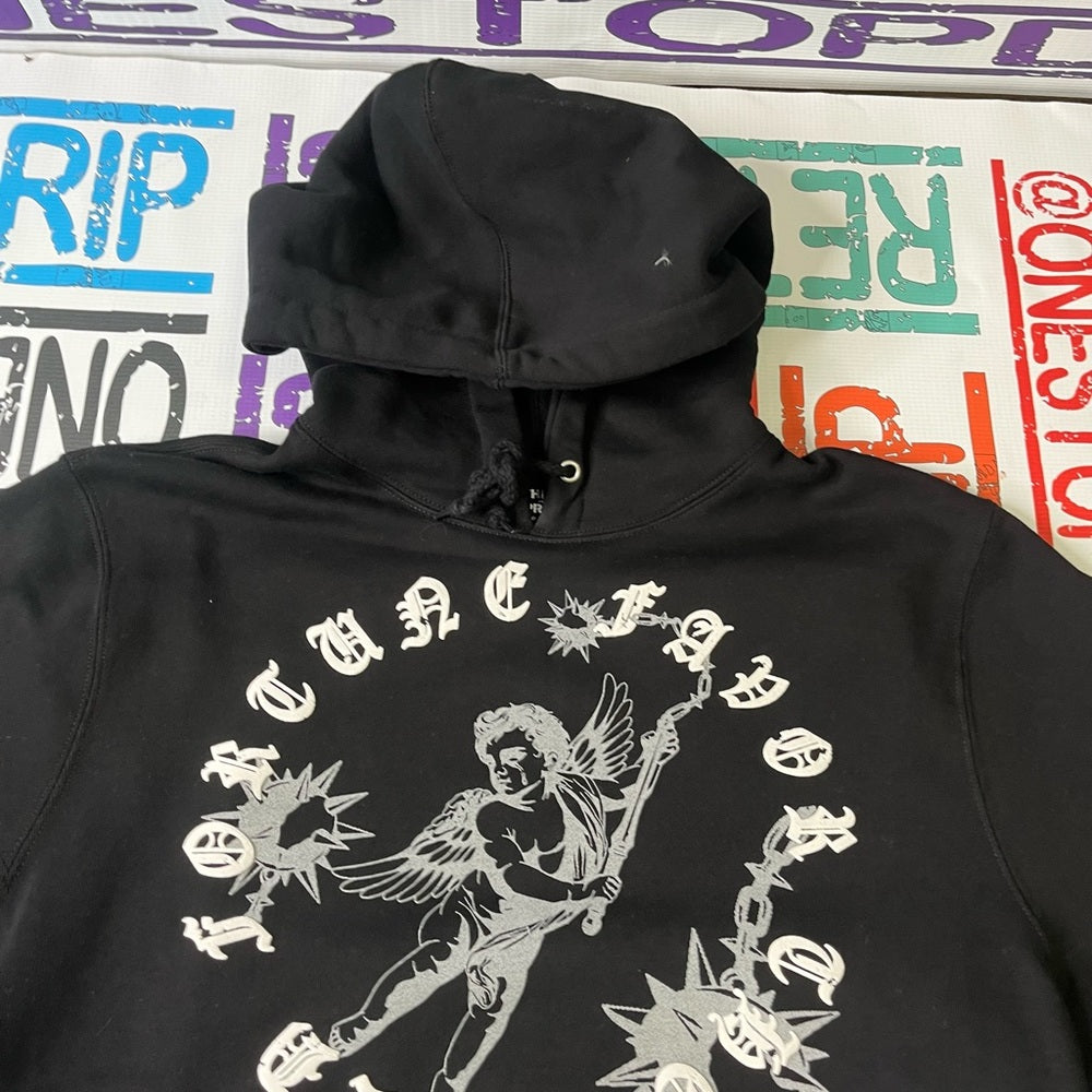 Sz Various black graphic hoodie