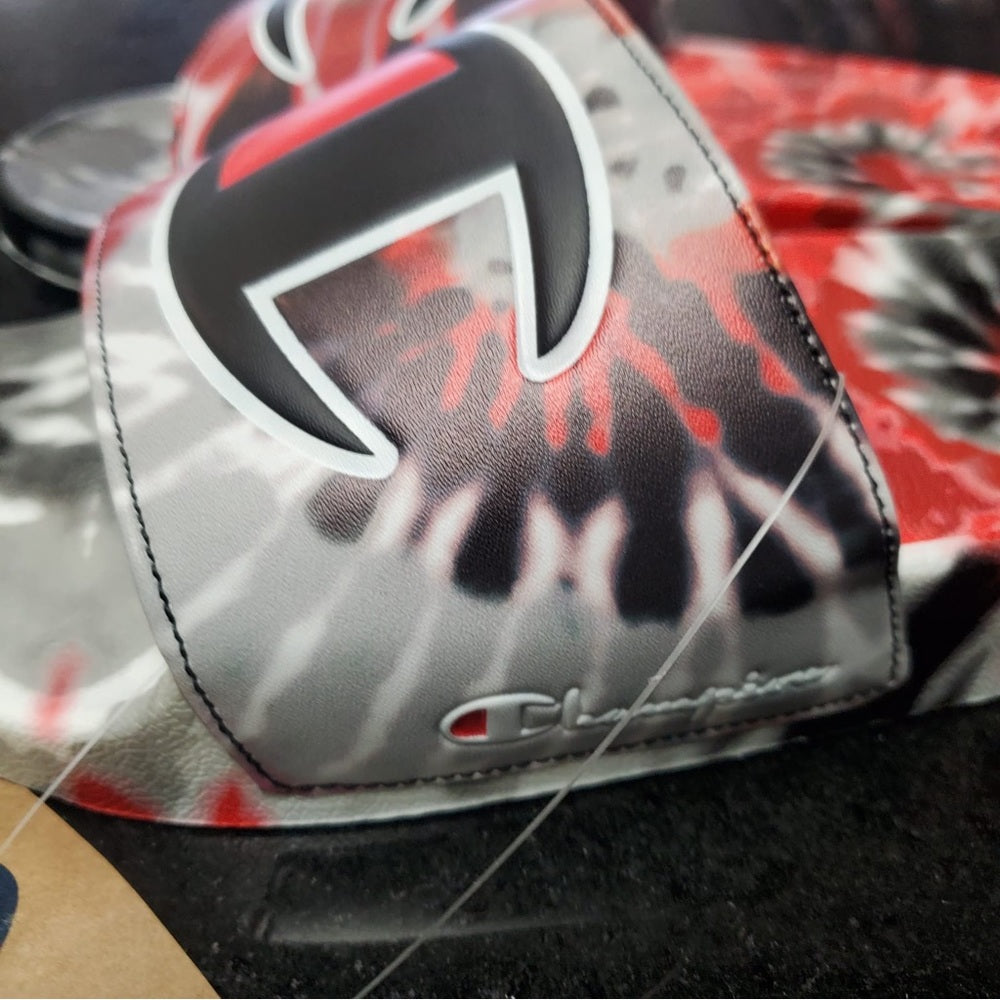 Sz Various champion slides tye dye