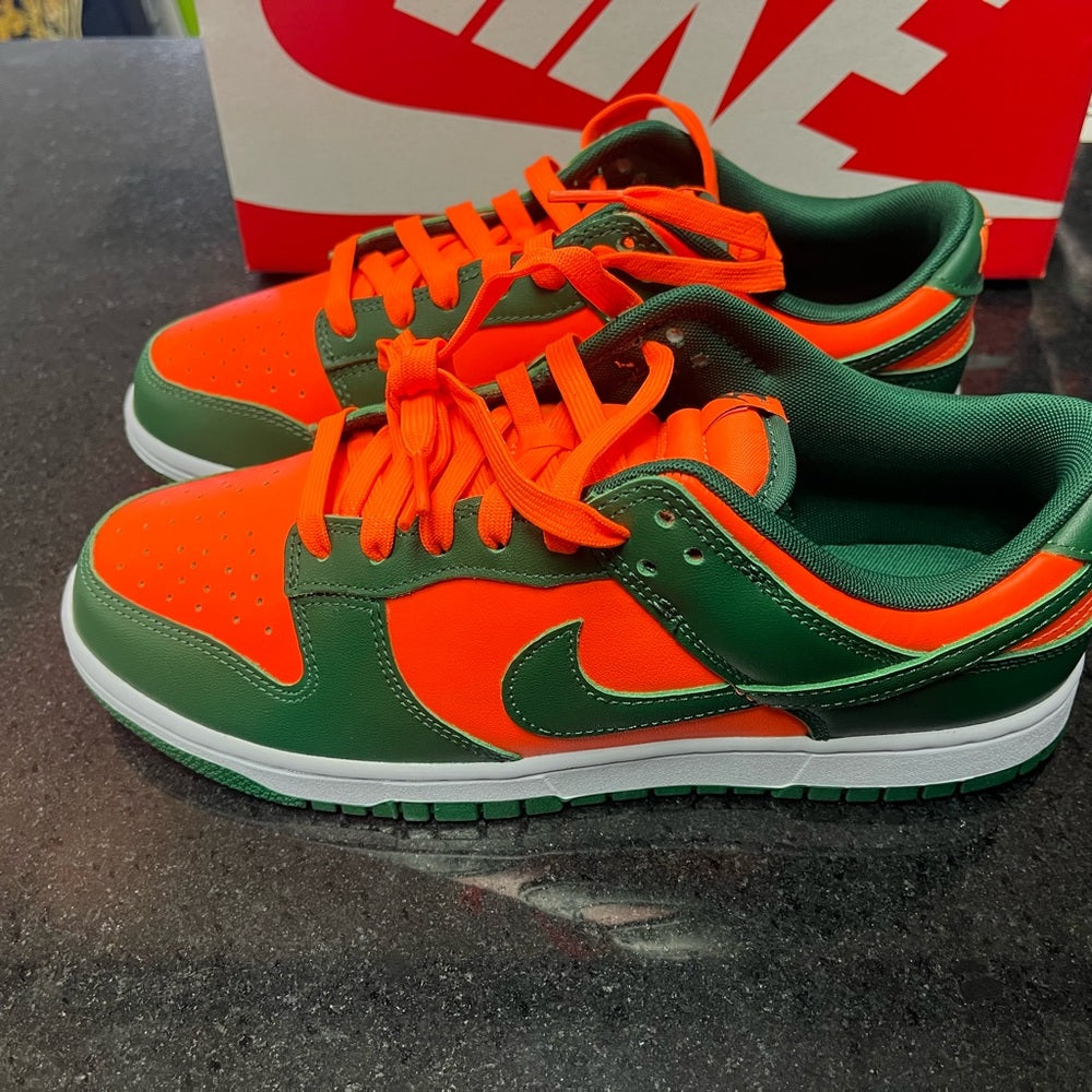Sz various dunk lows orange & green colors