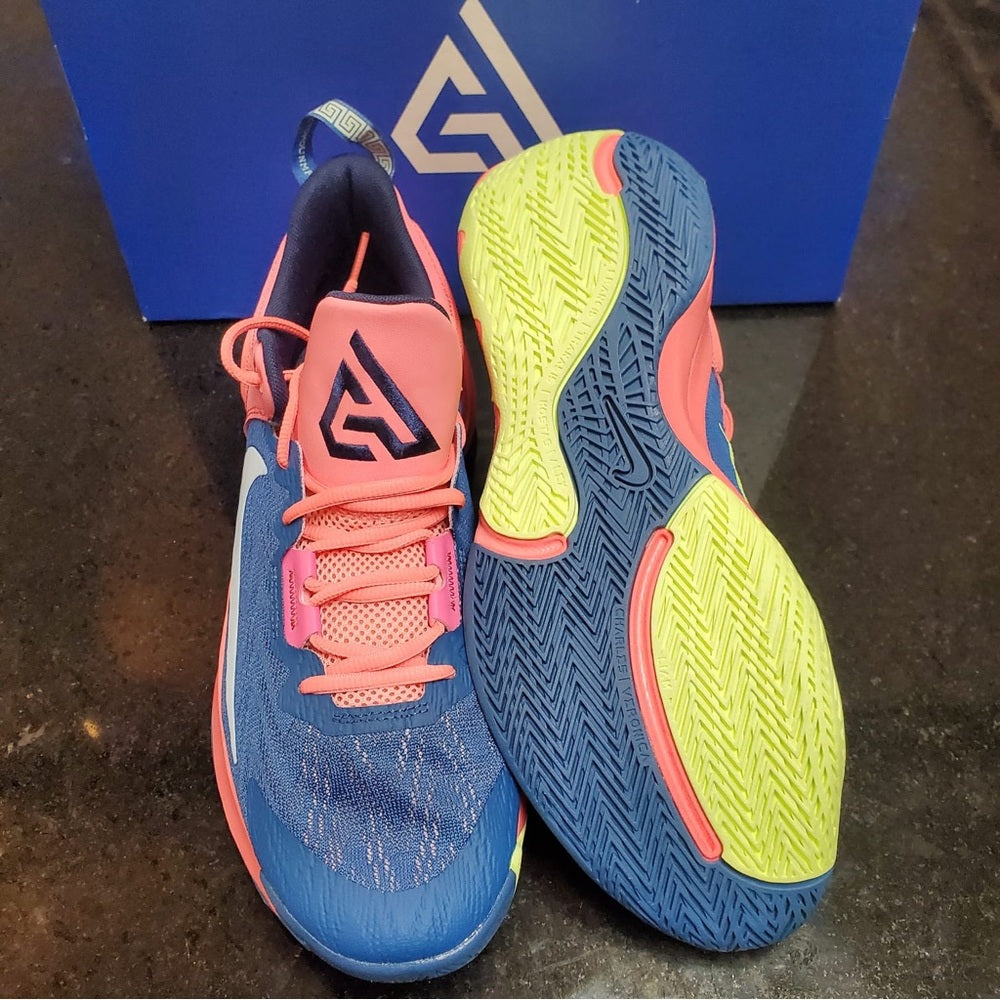 Sz 10.5 Nike Giannis pink immorality 2