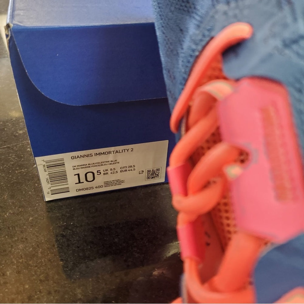 Sz 10.5 Nike Giannis pink immorality 2