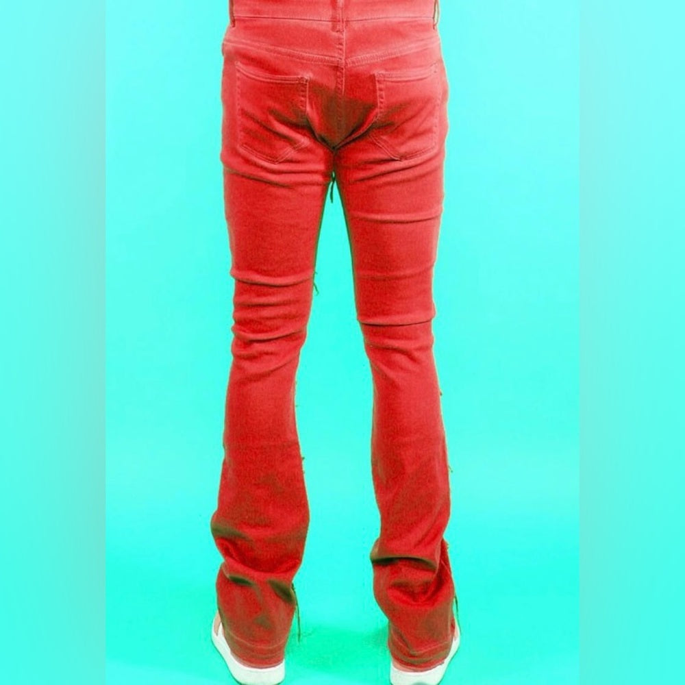 Stack denim jeans sz various blend red