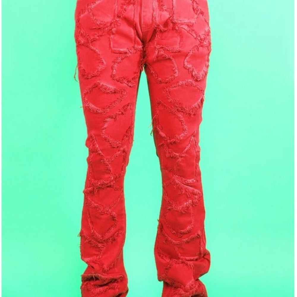 Stack denim jeans sz various blend red