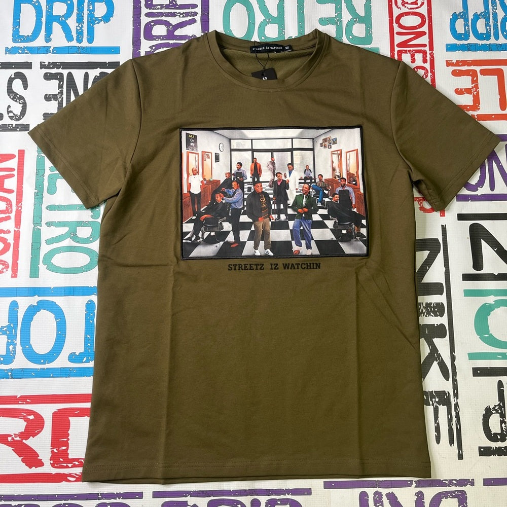 Sz Various comedy tee olive green