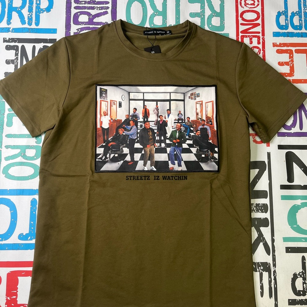 Sz Various comedy tee olive green