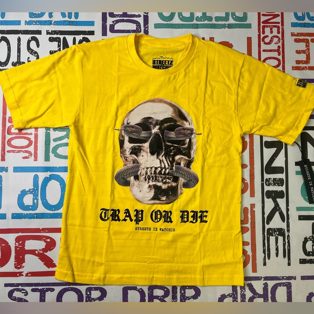 Sz Various trap or die graphic tee