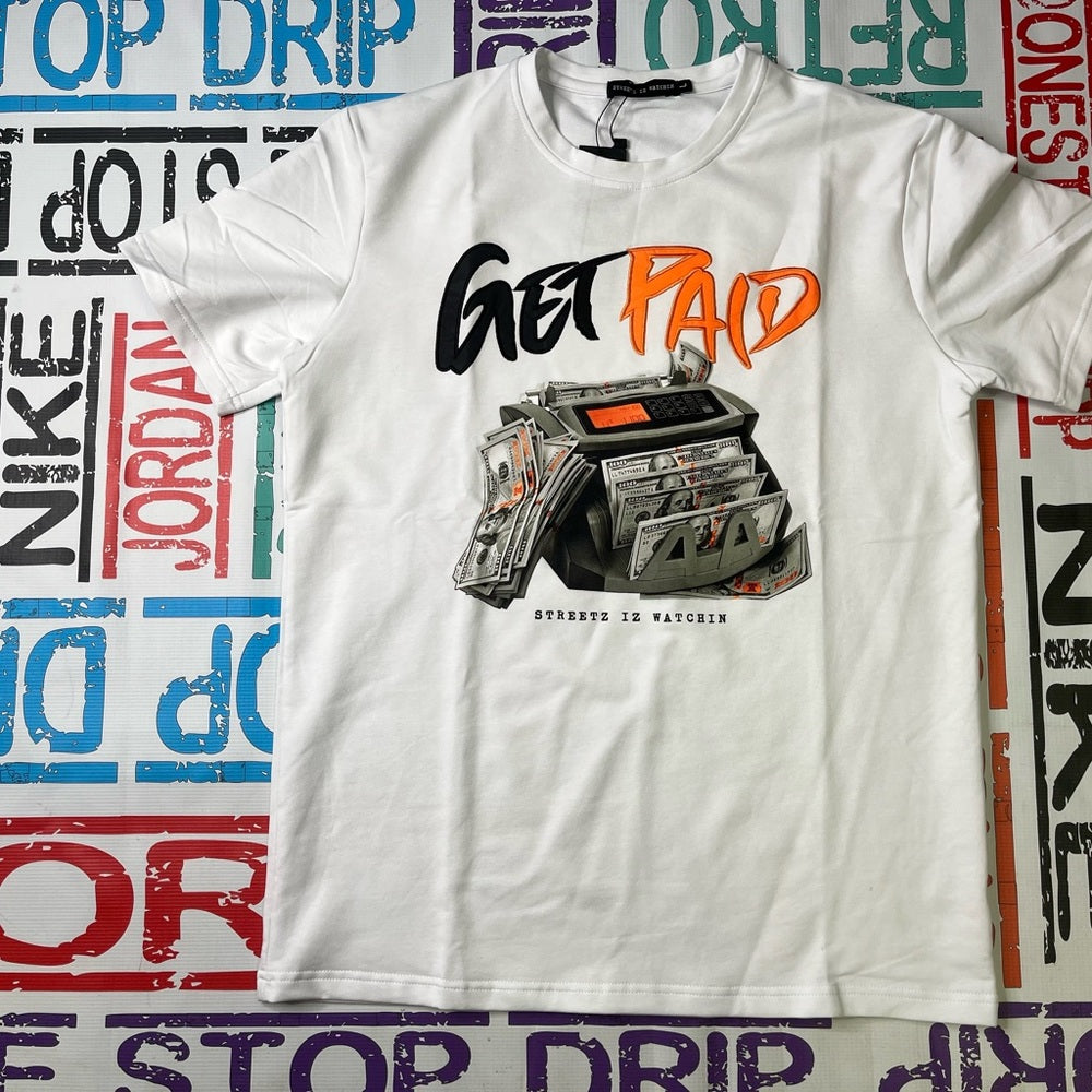 Get paid graphic tee Sz Various