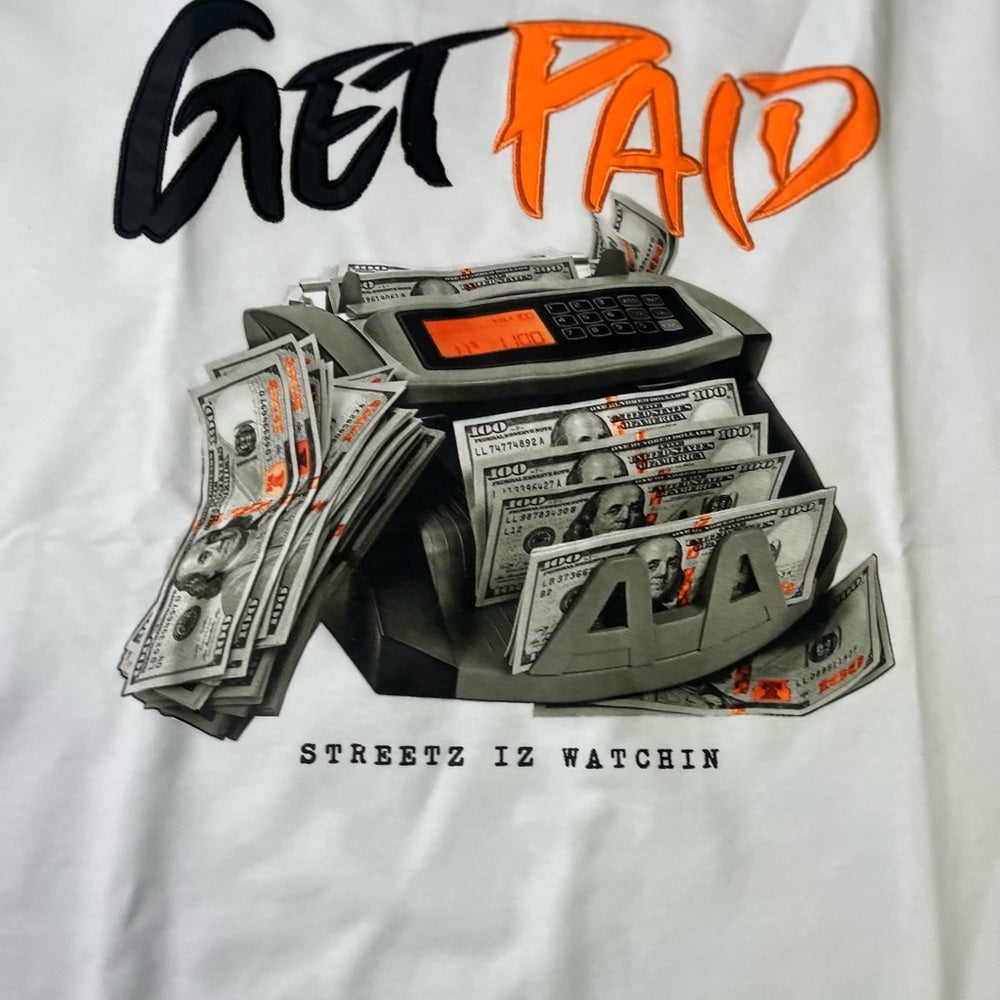 Get paid graphic tee Sz Various