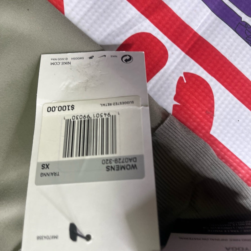 Nike Women's Yoga Luxe Layered 7/8 Leggings Green Size Xs