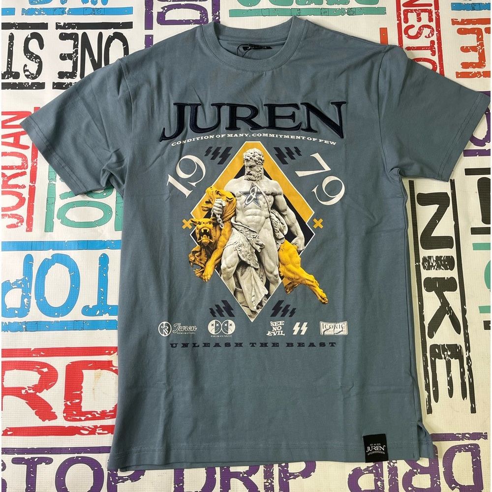 Juren blue t shirt sz various
