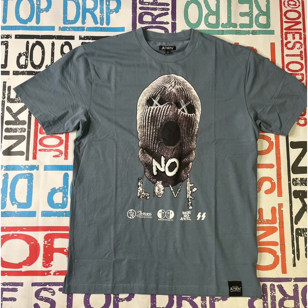 No love graphic tee Juren brand Sz various