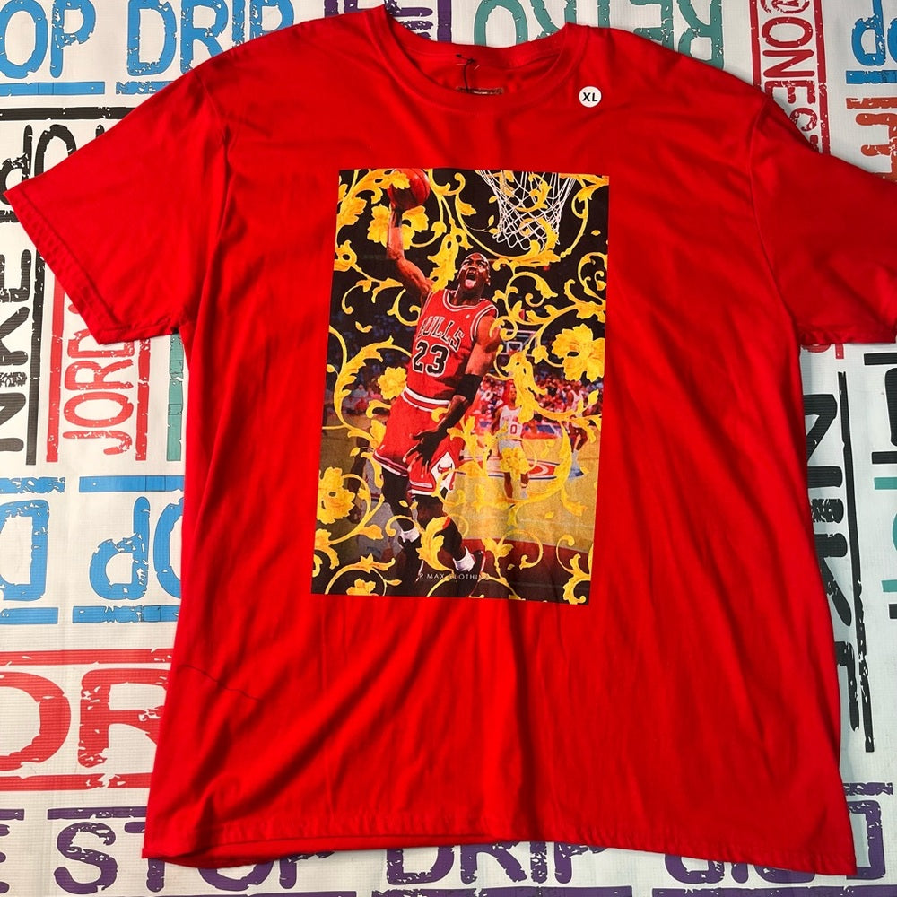 Jordan graphic tee sz Xl red