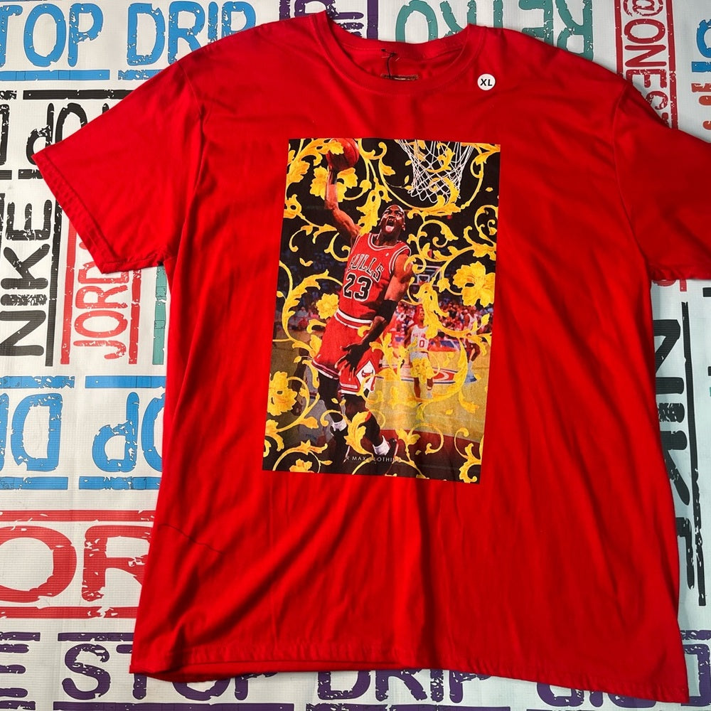 Jordan graphic tee sz Xl red