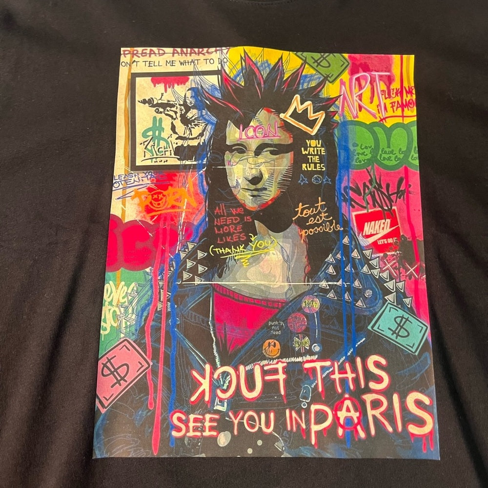 Sz 2xl graphic tee black