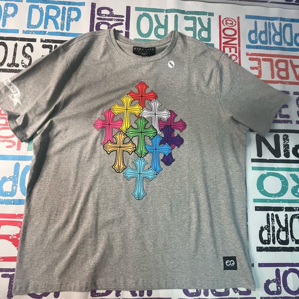 Eternity graphic tee Sz 3xl gray