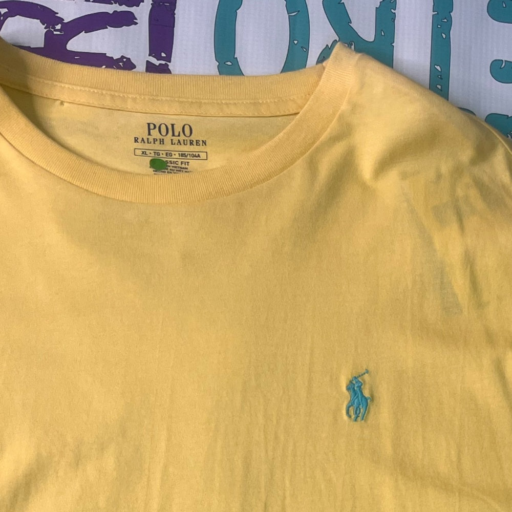 Sz Xl polo tee yellow