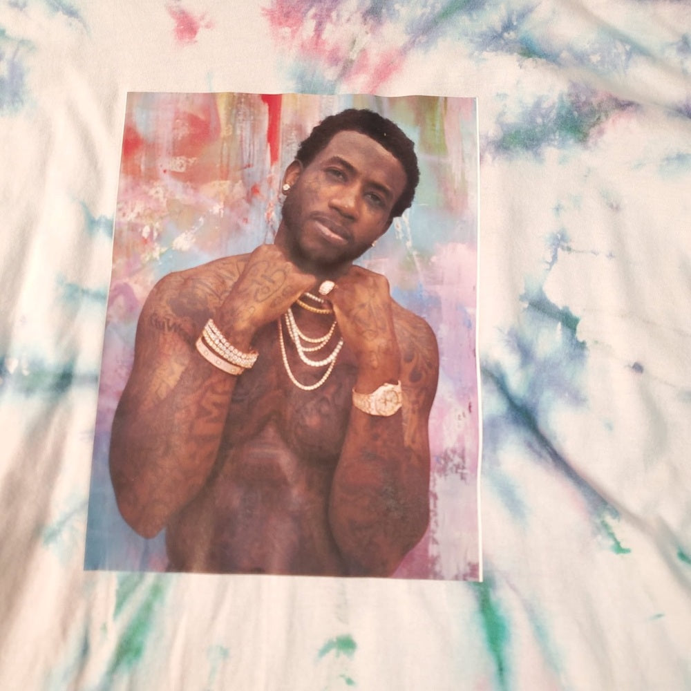Sz 2xl gucci mane graphic longsleeve tyedye