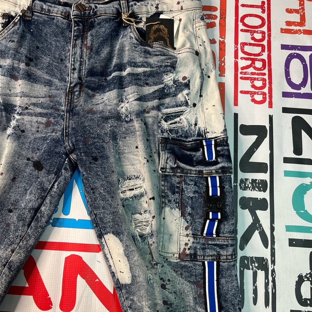 Sz Various denim pocket blue jean shorts