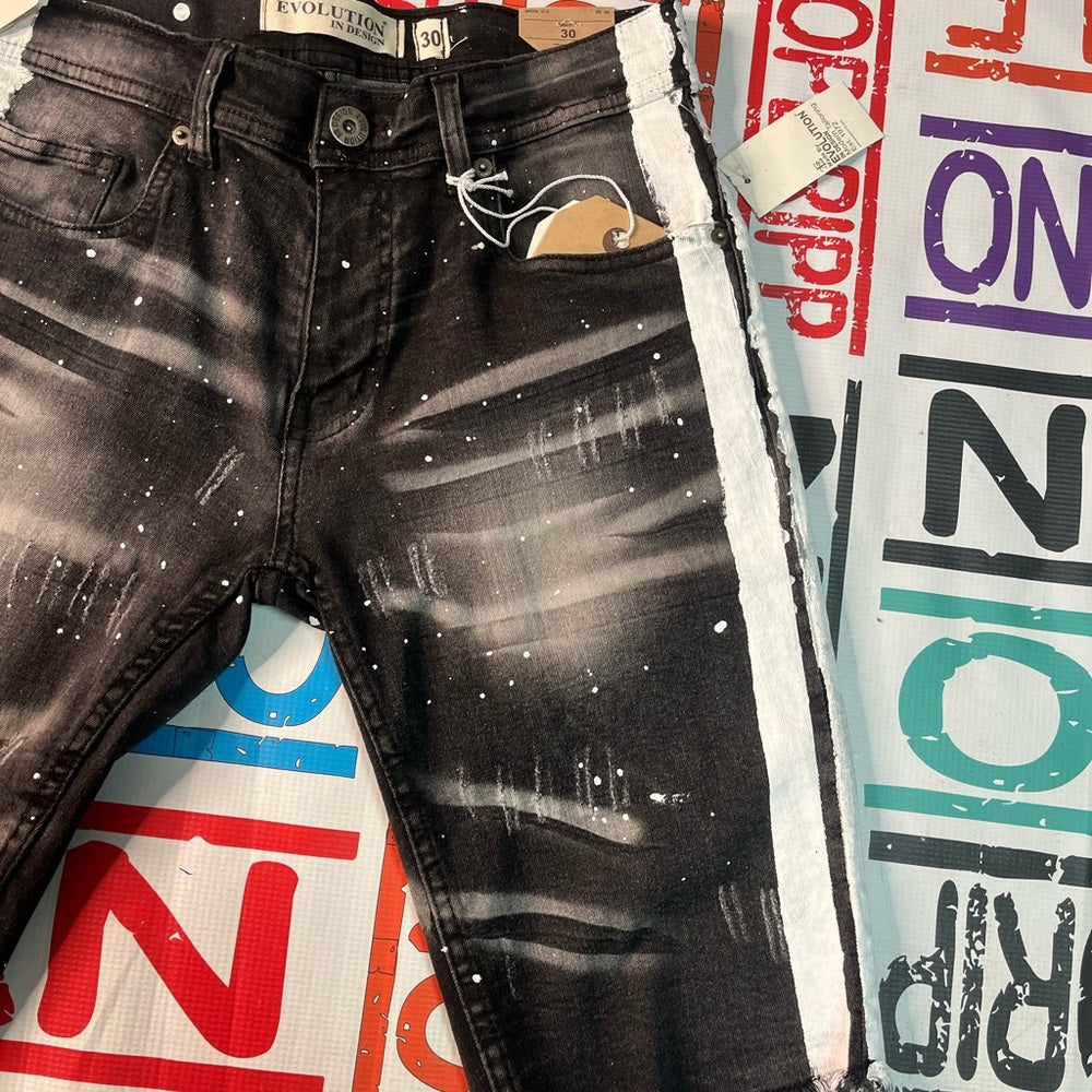 Sz Various denim Acid wash shorts