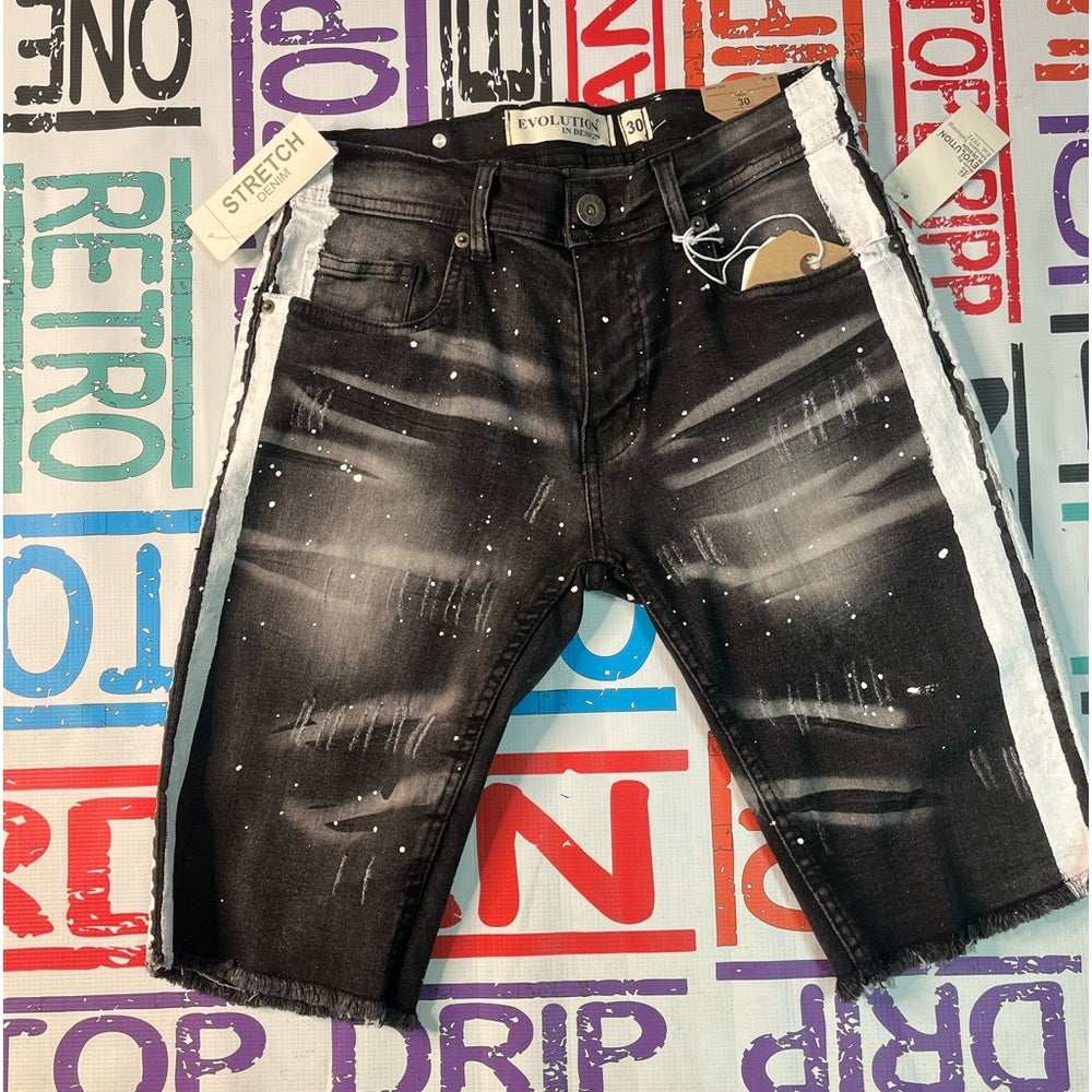 Sz Various denim Acid wash shorts