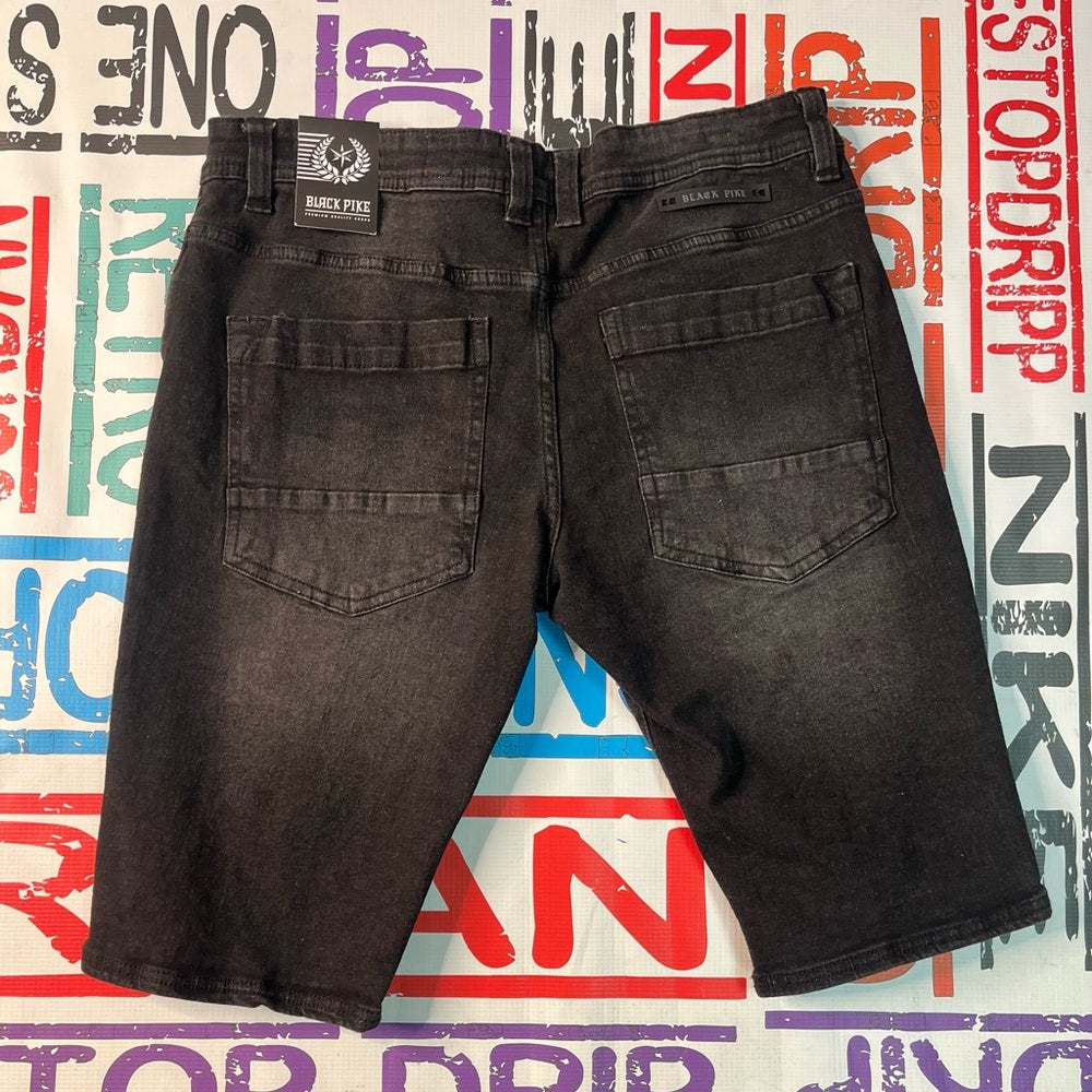 Sz various paint splash denim jean shorts