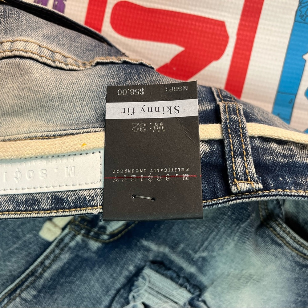 Sz various spray denim jean shorts