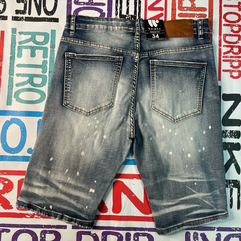Sz Various ripped denim jean shorts