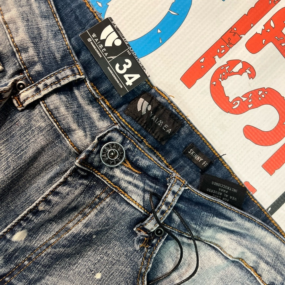 Sz Various ripped denim jean shorts