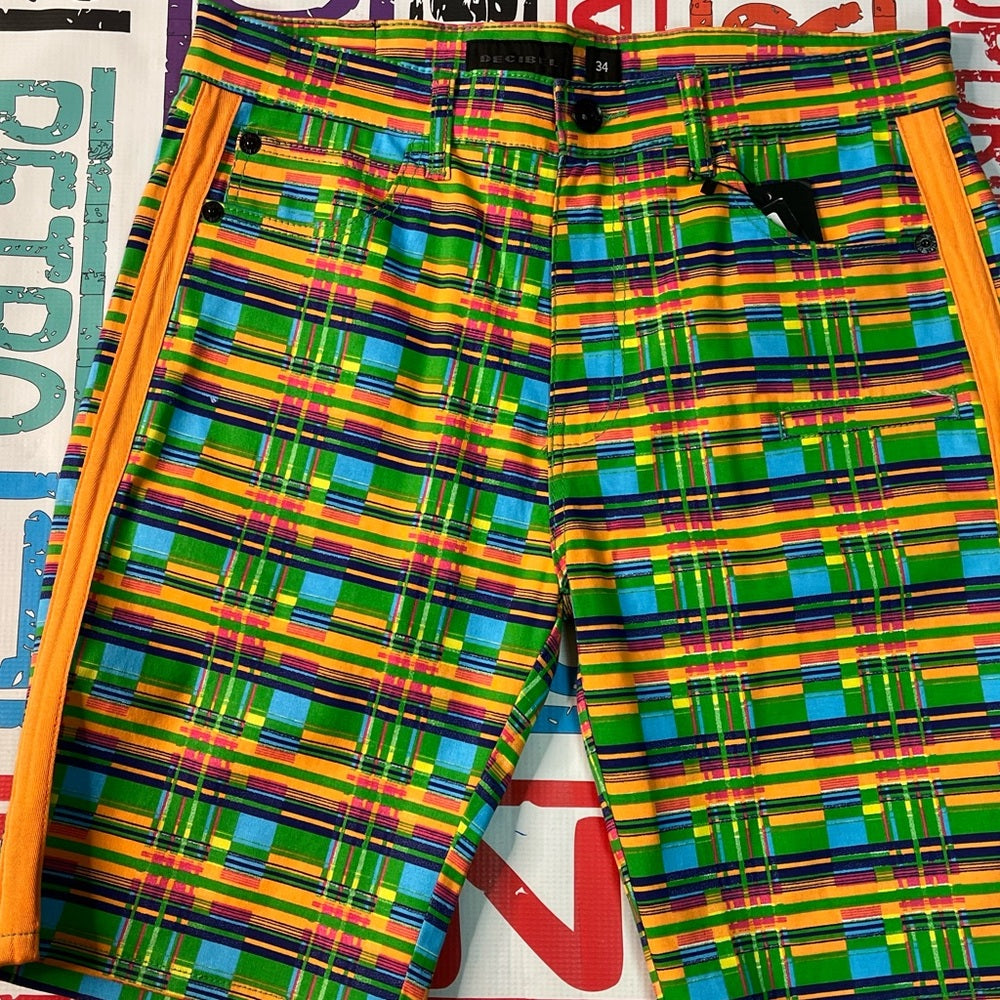 Sz 34 plaid casual shorts