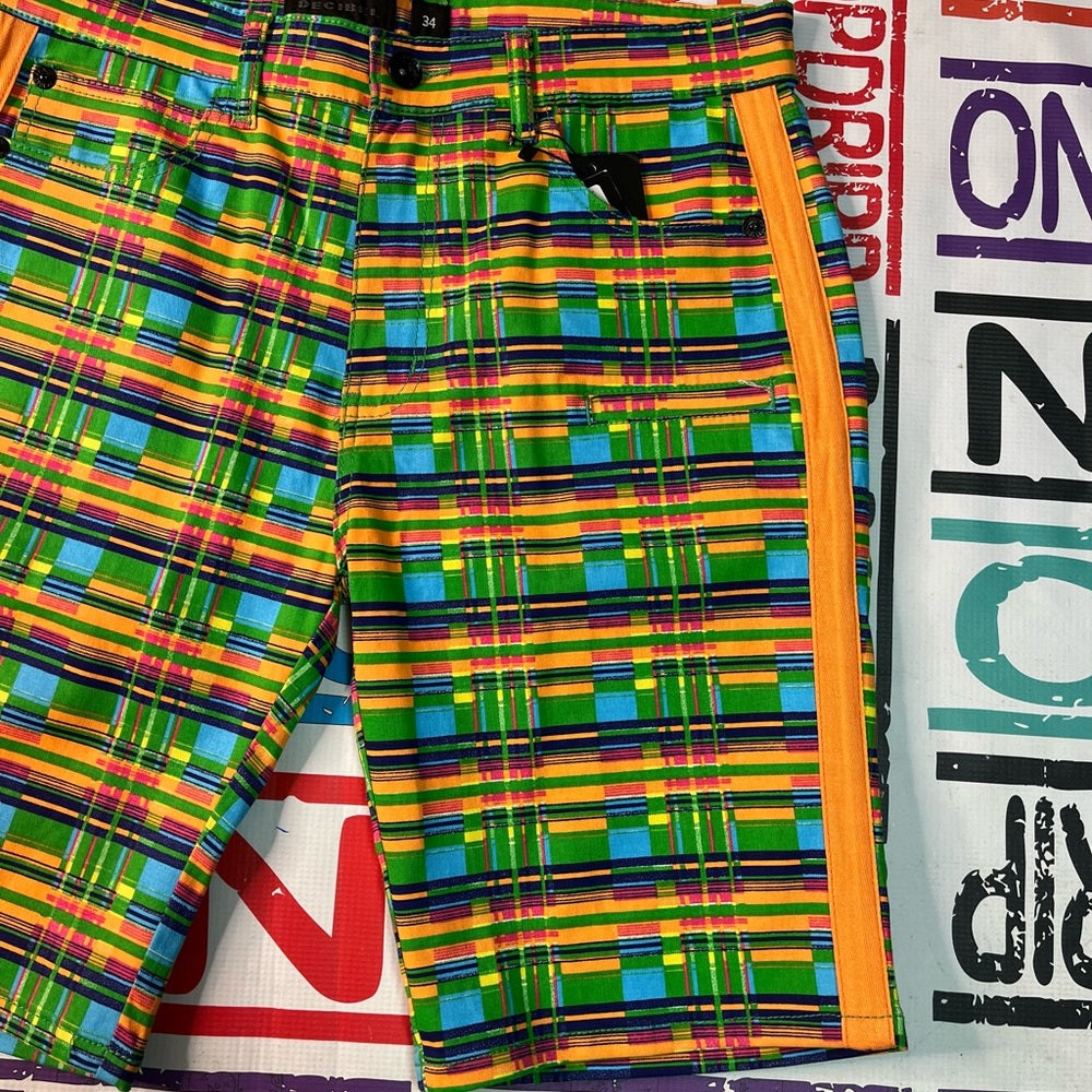 Sz 34 plaid casual shorts
