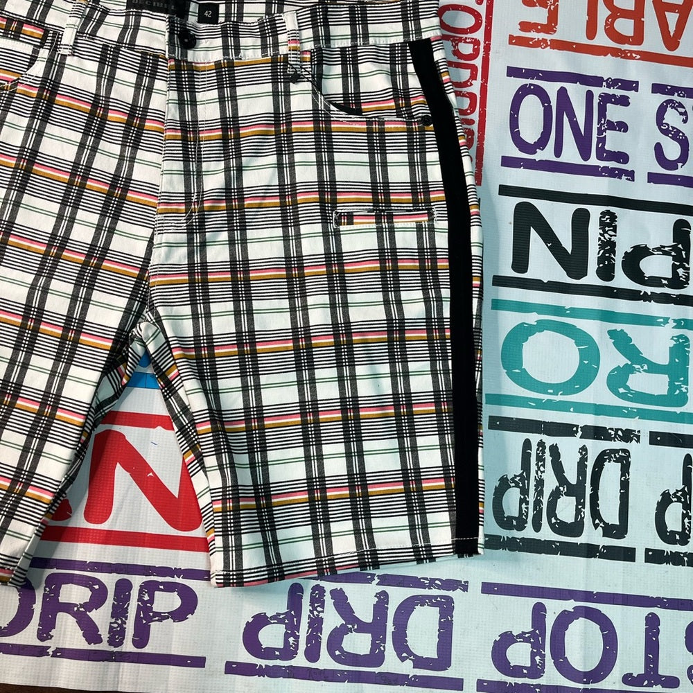Sz 42 casual shorts plaid