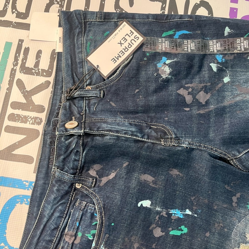 Sz various denim ripped skinny fashion jeans