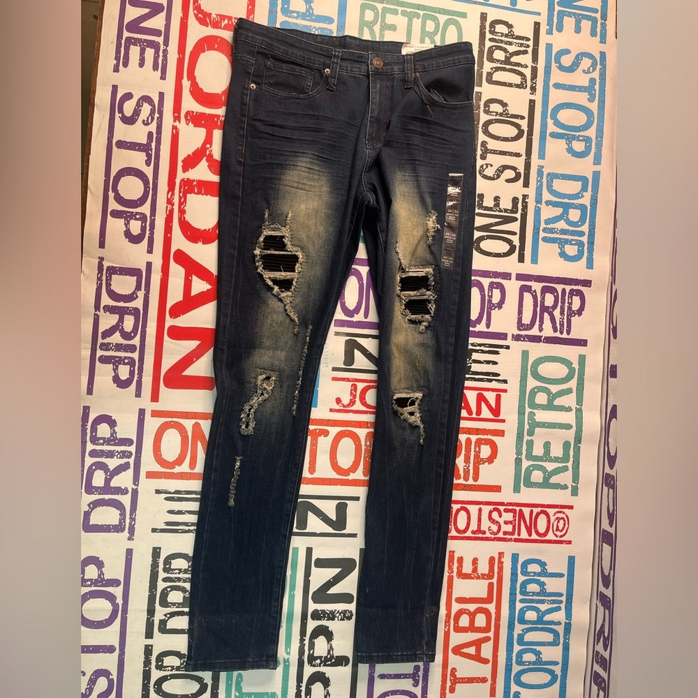 Sz various denim ripped skinny fashion jeans