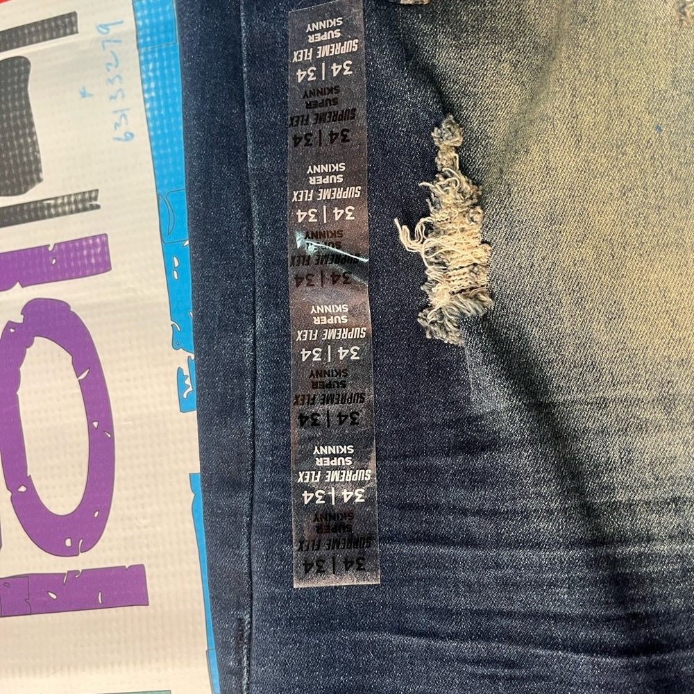 Sz various denim ripped skinny fashion jeans