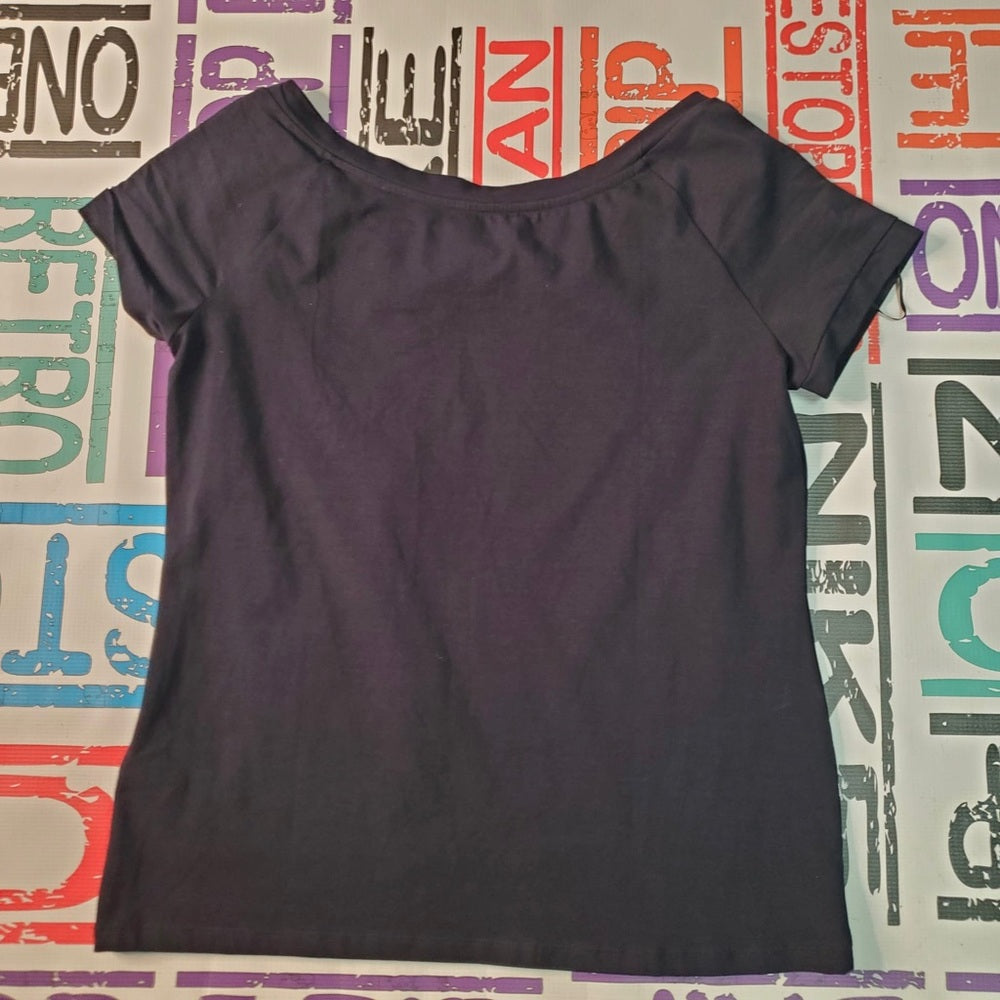 Tommy Hilfiger boat neck navy shirt sz medium